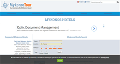 Desktop Screenshot of mykonostour.com